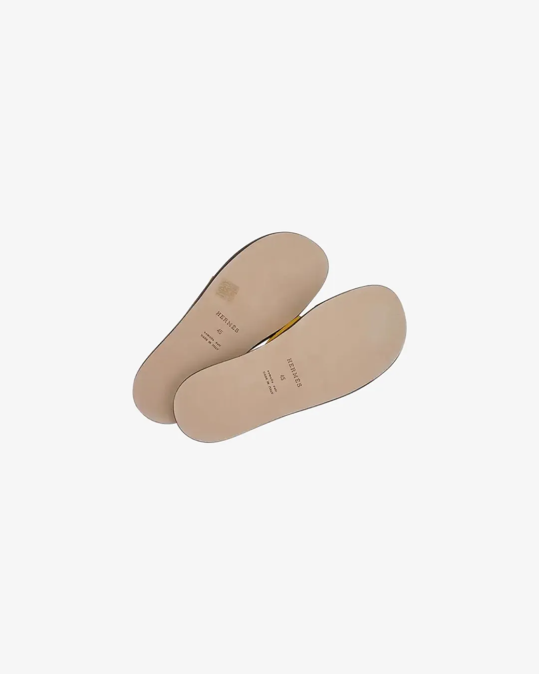 Original Hermes Izmir Yellow Sandal