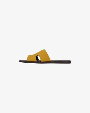 Original Hermes Izmir Yellow Sandal