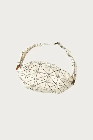 Paraffin Cloth FOLK-DOJO Embroidery SNUFKIN Bag - Natural