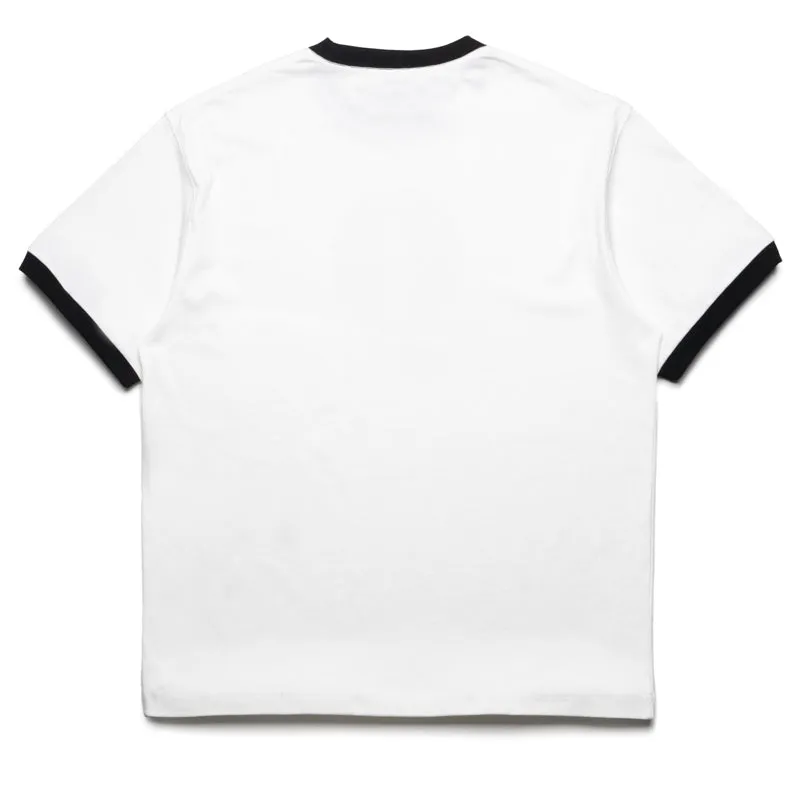 Pleasures Cat Heavyweight Ringer Tee - White