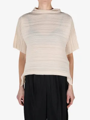 PLEATS PLEASE ISSEY MIYAKE - Women Sheer Bounce Knit Shirt