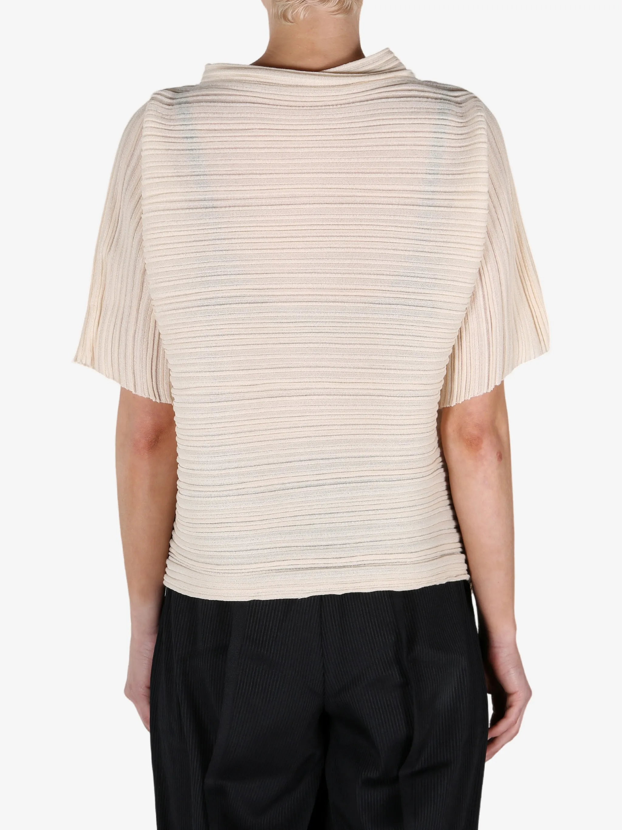 PLEATS PLEASE ISSEY MIYAKE - Women Sheer Bounce Knit Shirt