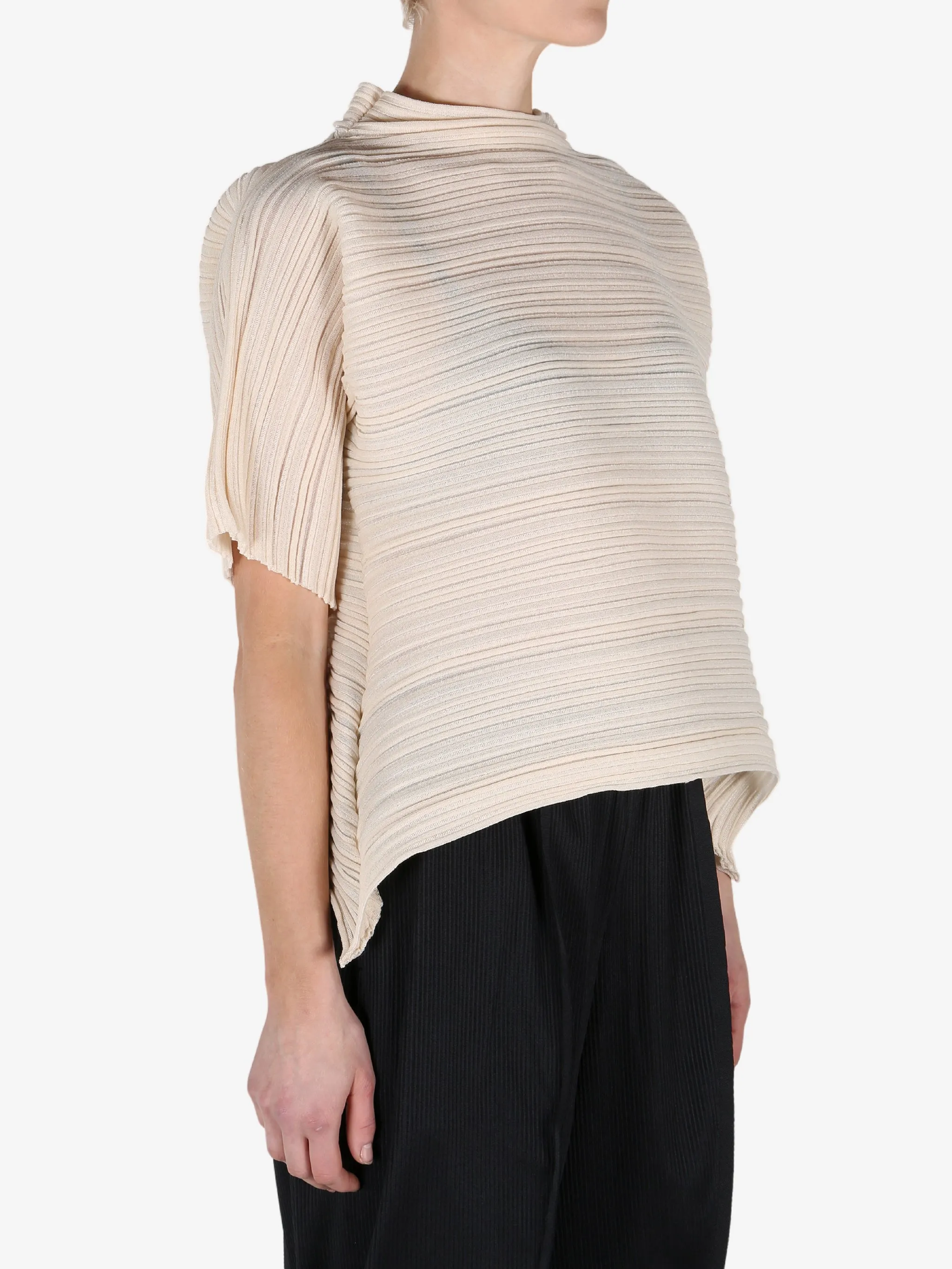 PLEATS PLEASE ISSEY MIYAKE - Women Sheer Bounce Knit Shirt