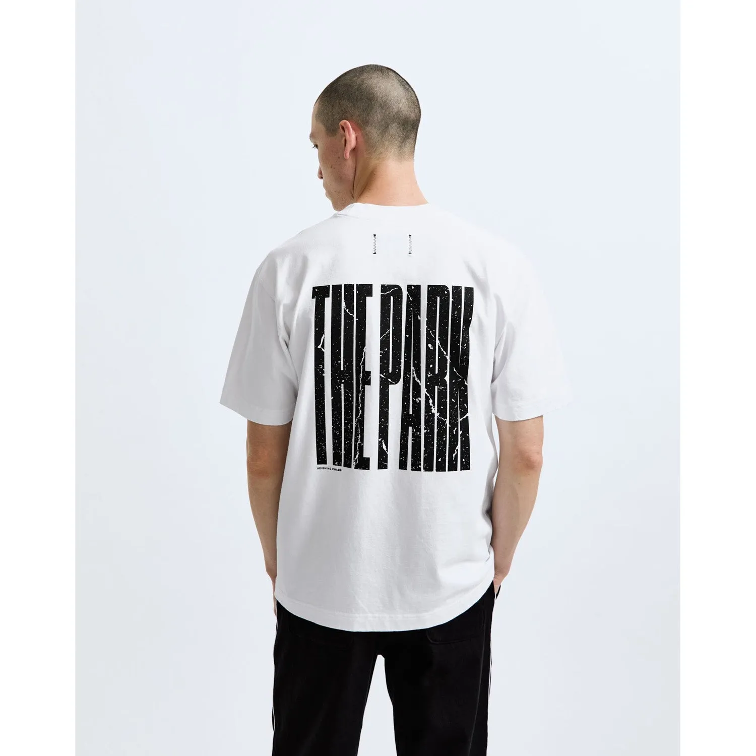 Reigning Champ Men The Park Graphic T-Shirt White RC-1469-WHT