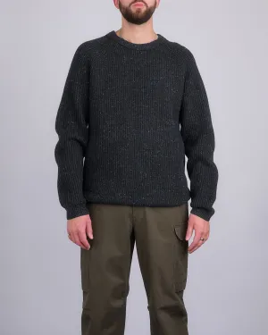 Reigning Champ Nep Merino Kenny Crew Sweater Black