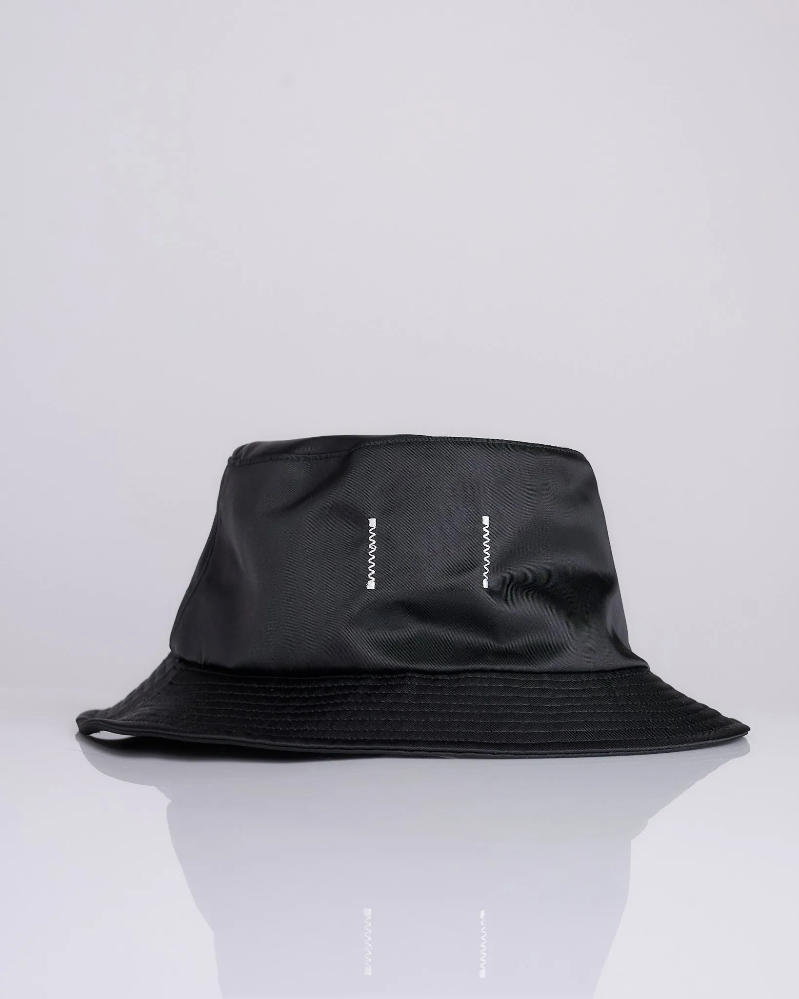 Reigning Champ Woven Nylon Twill Bucket Hat Black