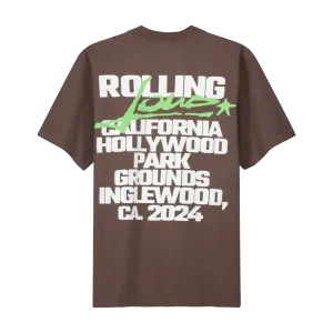 RL LA 24 Gargoyle Brown Lineup Tee