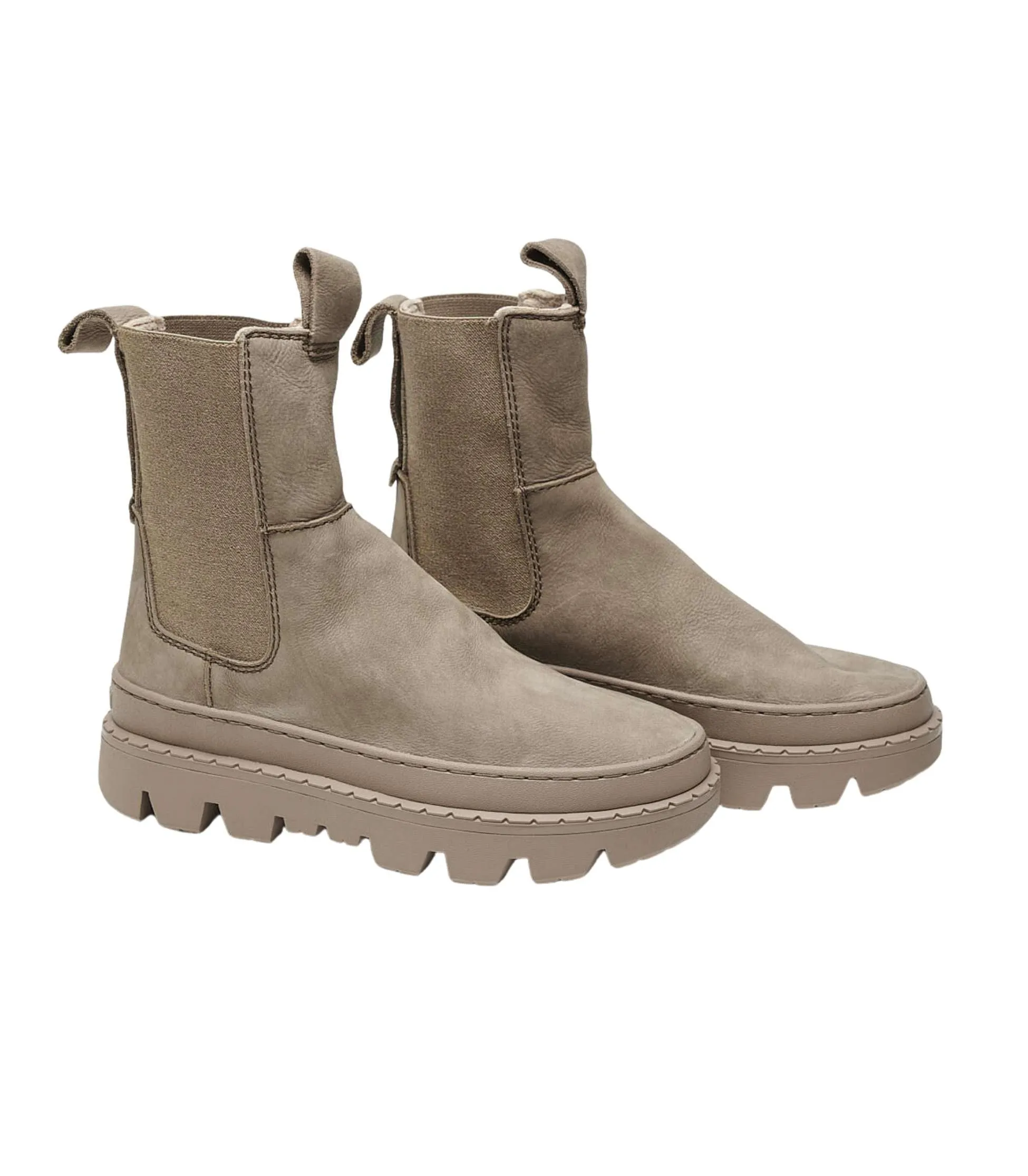 SATORISAN UNALOME ELASTICS LODEN | BOTAS CHELSEA SOSTENIBLES