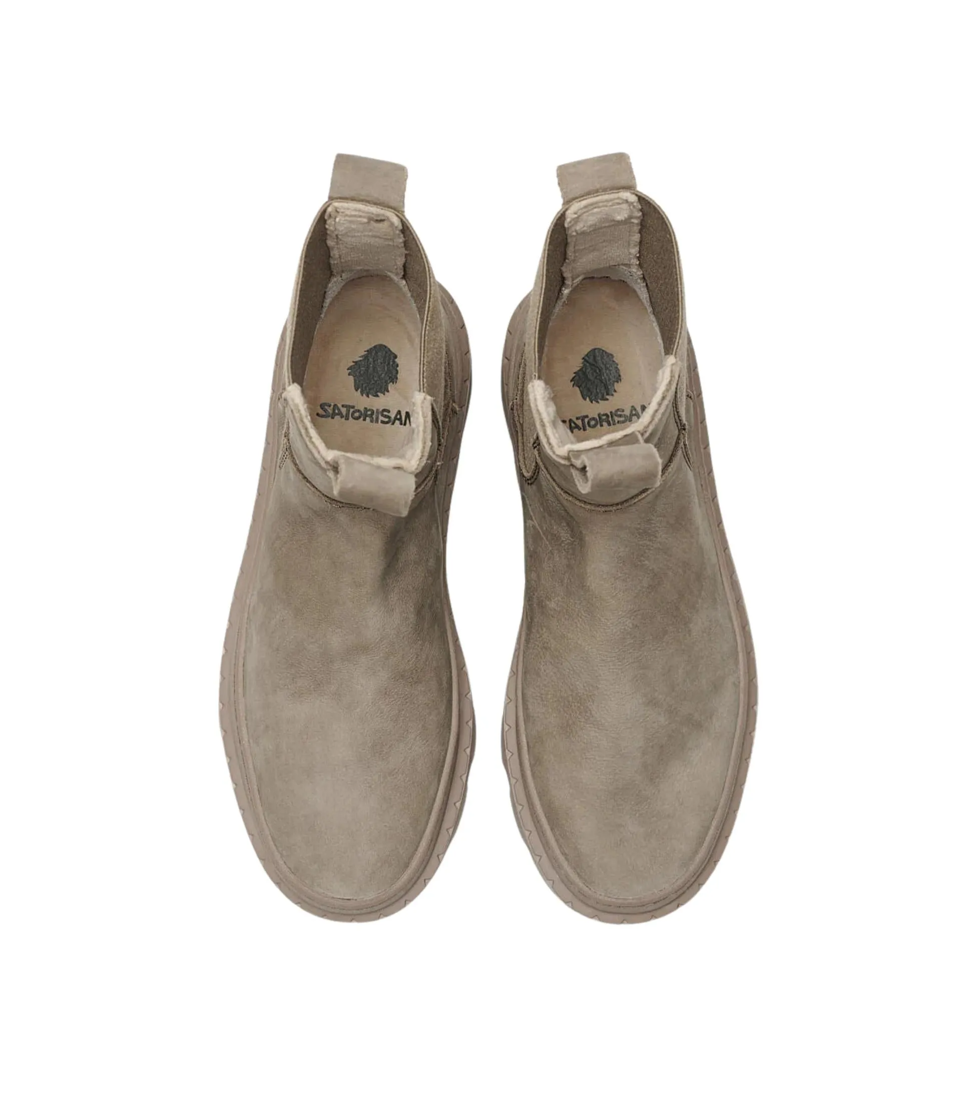 SATORISAN UNALOME ELASTICS LODEN | BOTAS CHELSEA SOSTENIBLES