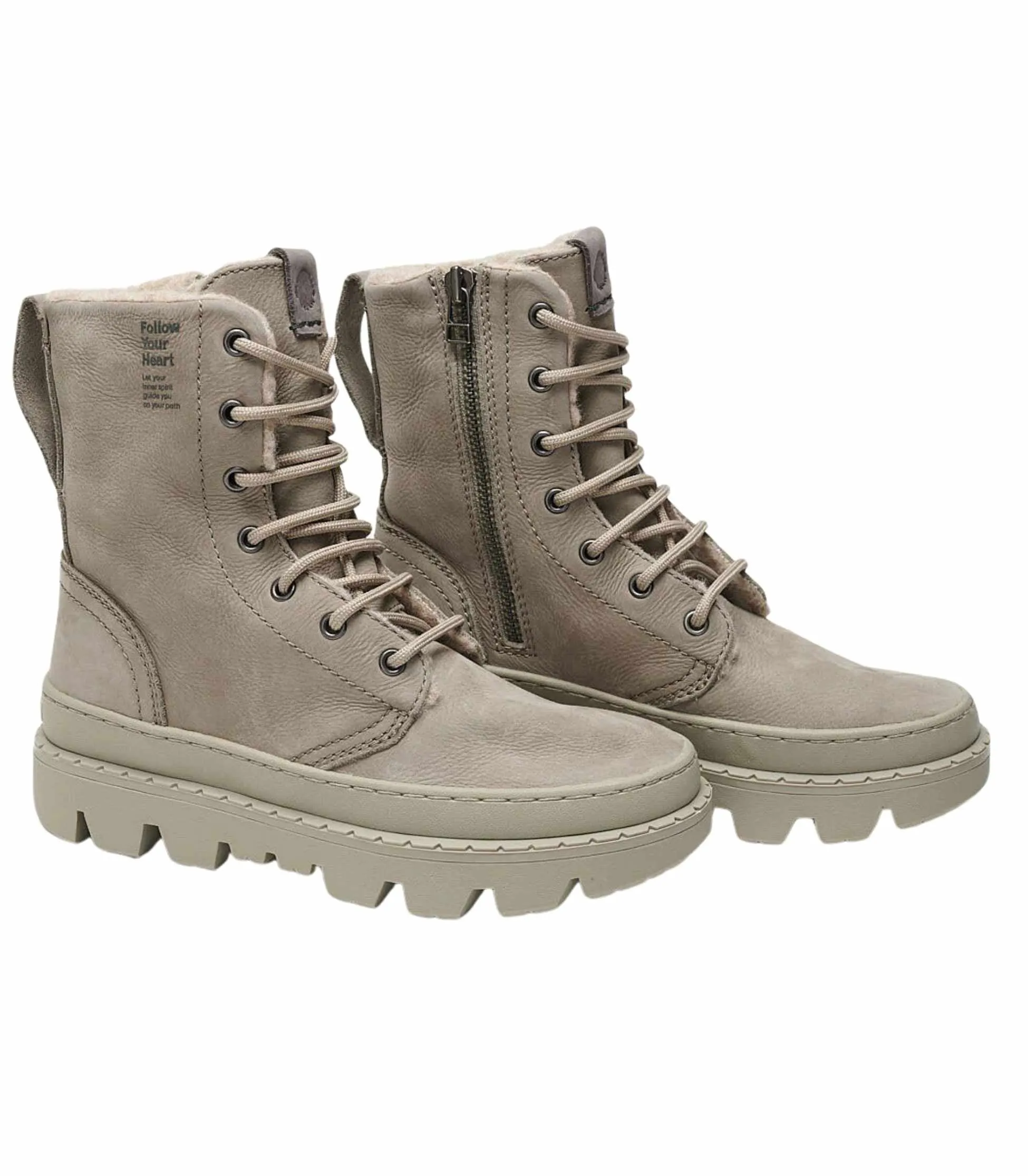 SATORISAN UNALOME LACES PREMIUM WOOL ADVENTURE GREY | BOTAS DE LANA SOSTENIBLES