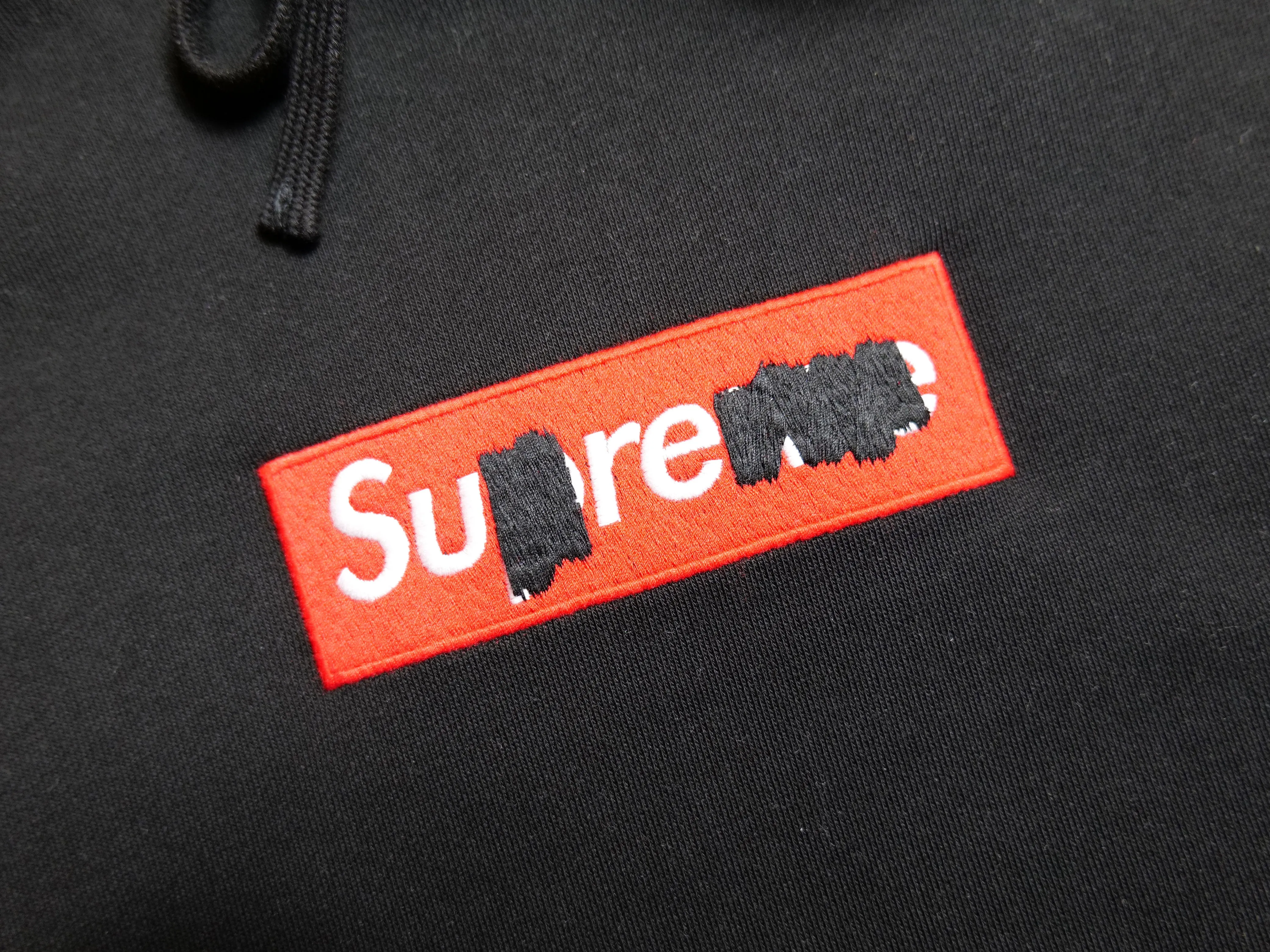 Sharpie Embroidered Super Heavyweight Hood - Black