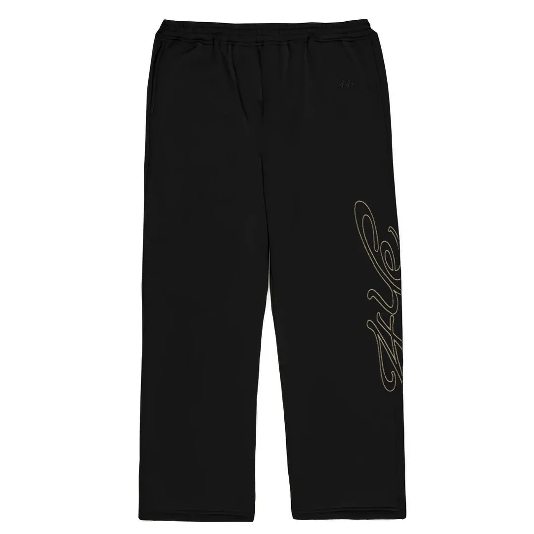 SIGNATURE WIDE PANT BLACK