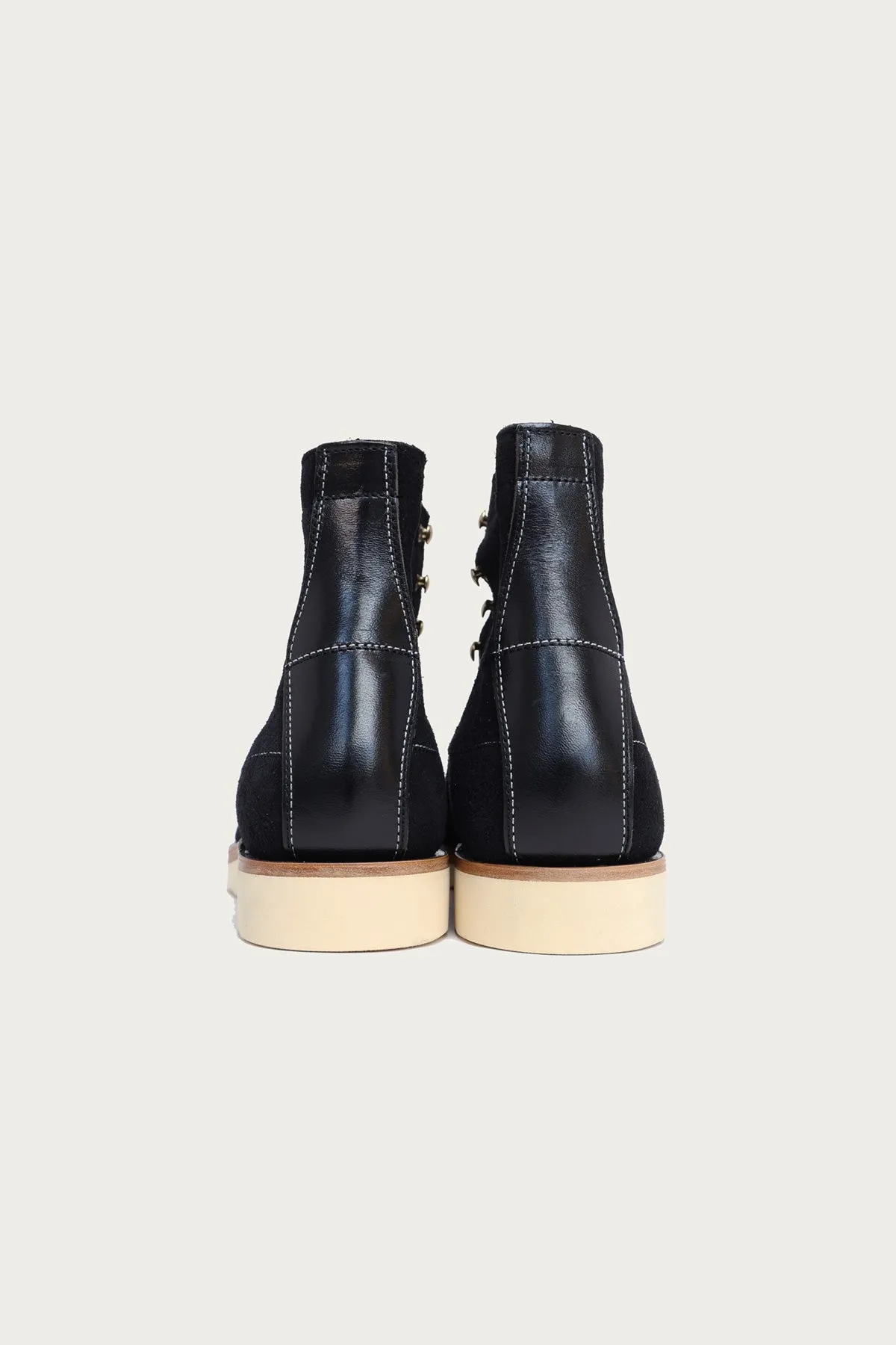 Ten Mile Work Boots / Rough Out Leather - Black
