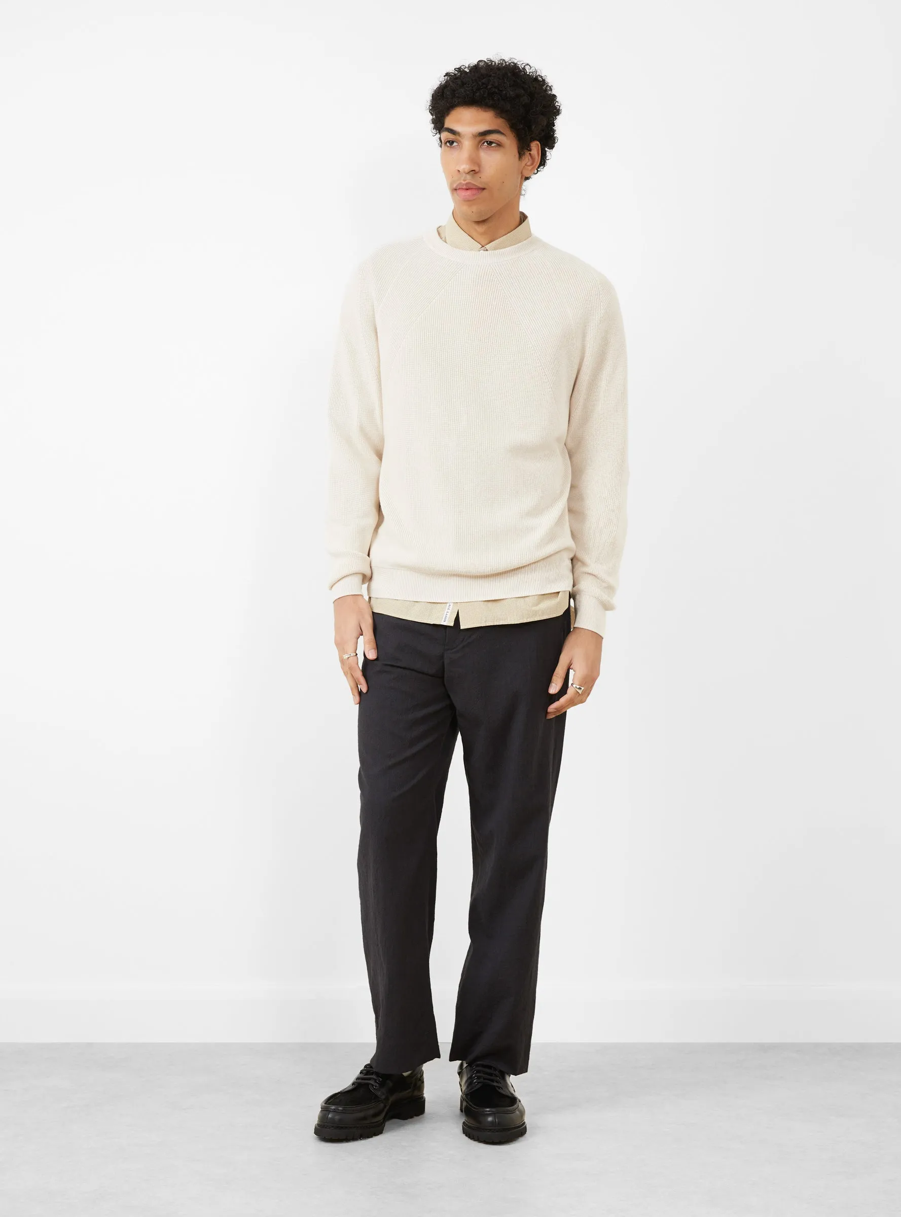 The Sea Island Signature Crewneck Ivory