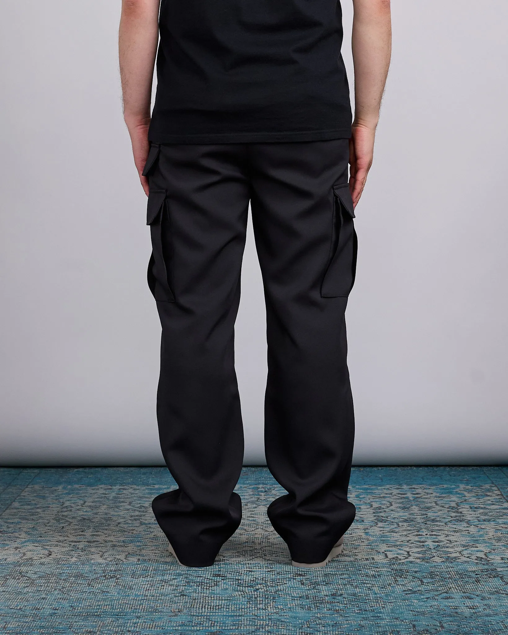 UNDERCOVER Light Twill Darted Cargo Pant Black