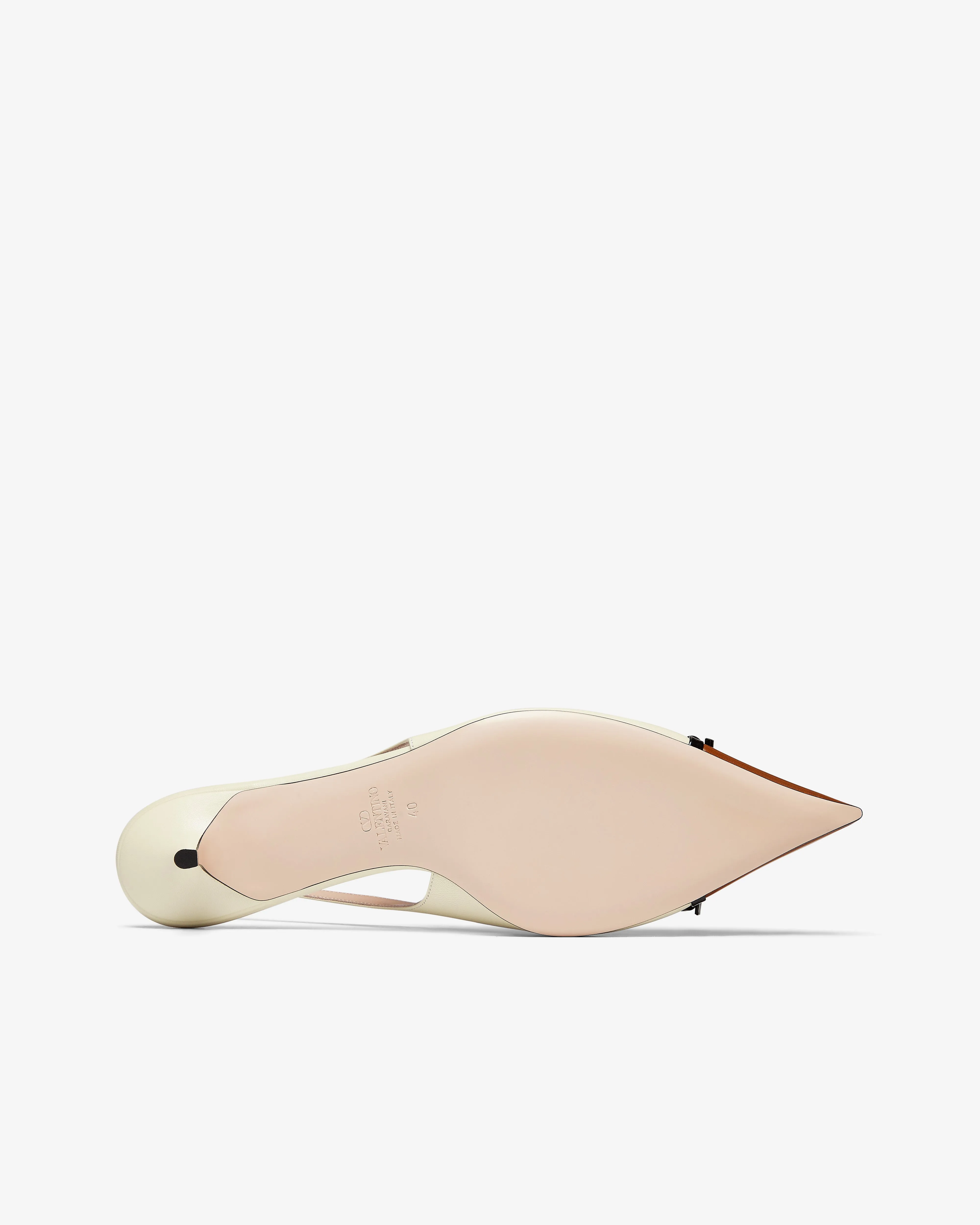 Valentino - Women's Bepointy Slingback Pumps - (Tobacco/Ivory/Black)