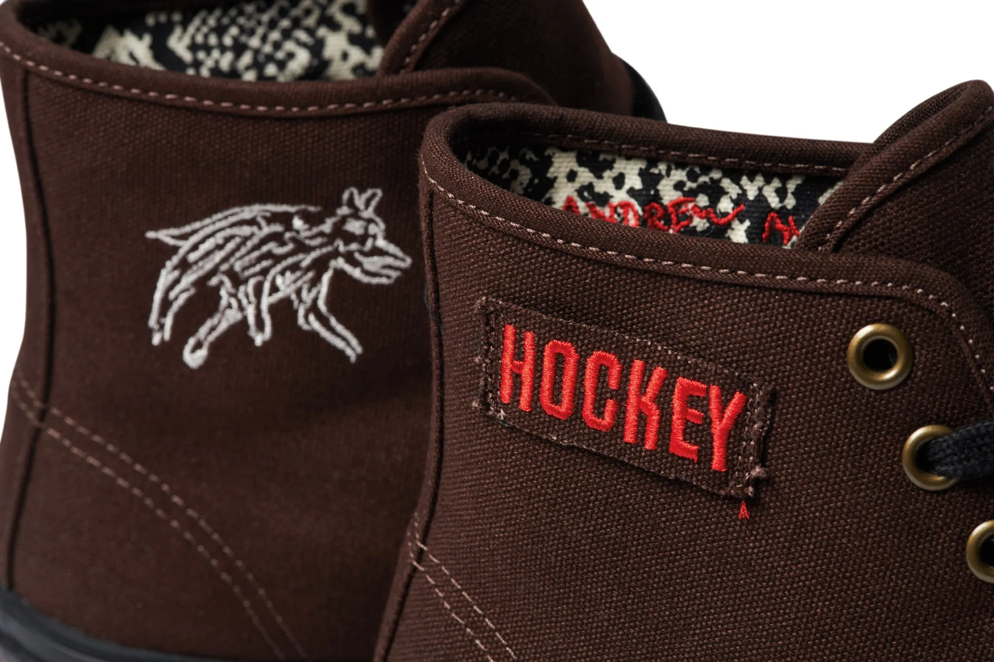 Vans x Hockey  Authentic Hi // Brown/Black