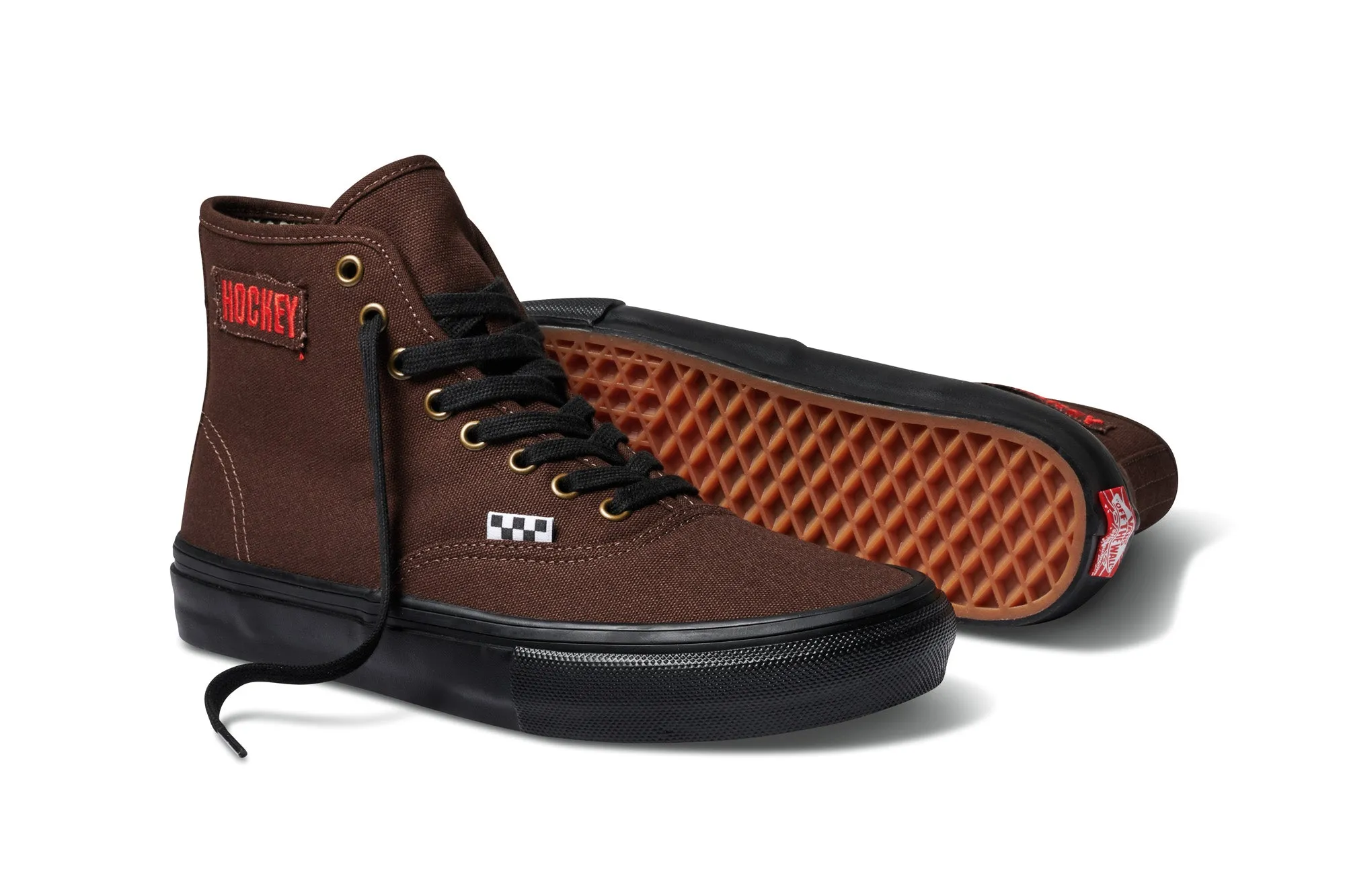 Vans x Hockey  Authentic Hi // Brown/Black