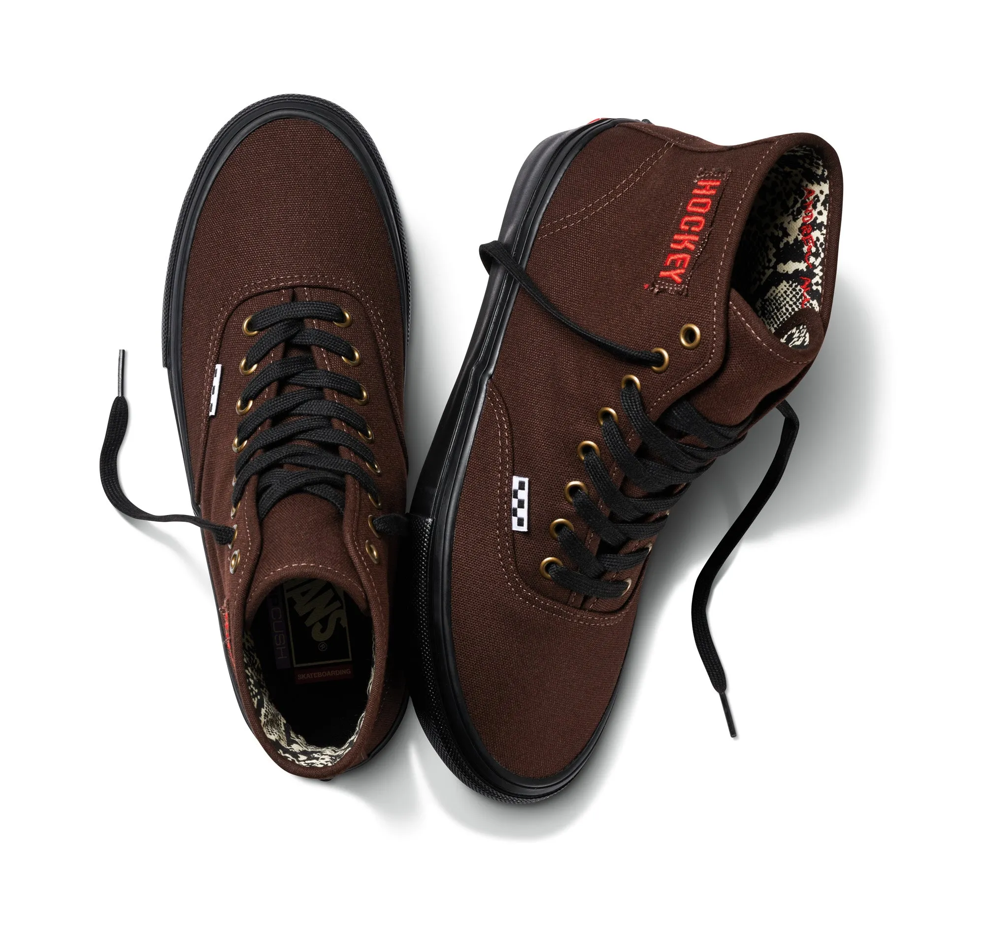 Vans x Hockey  Authentic Hi // Brown/Black