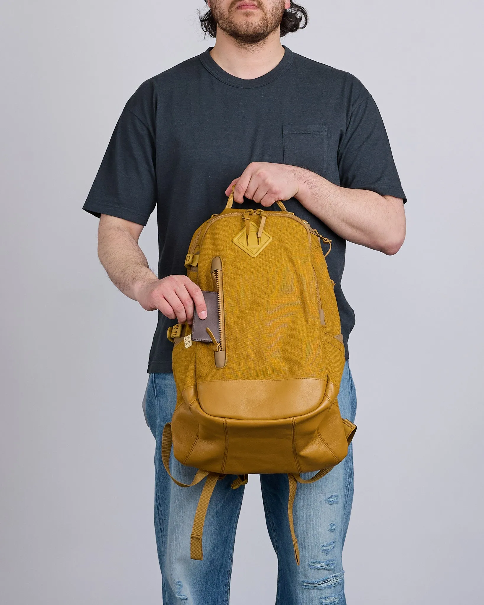 visvim Cordura 20L Backpack Mustard