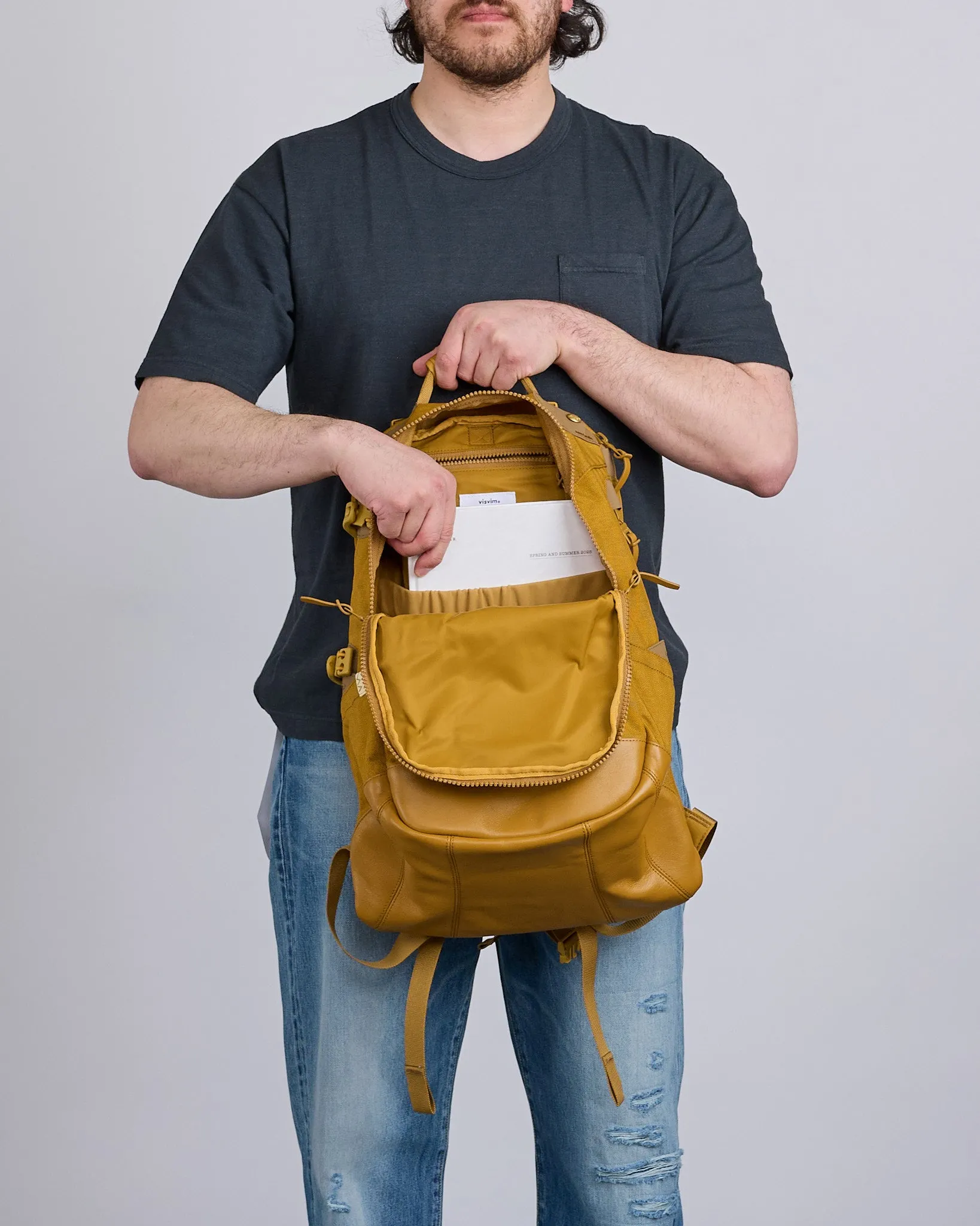 visvim Cordura 20L Backpack Mustard
