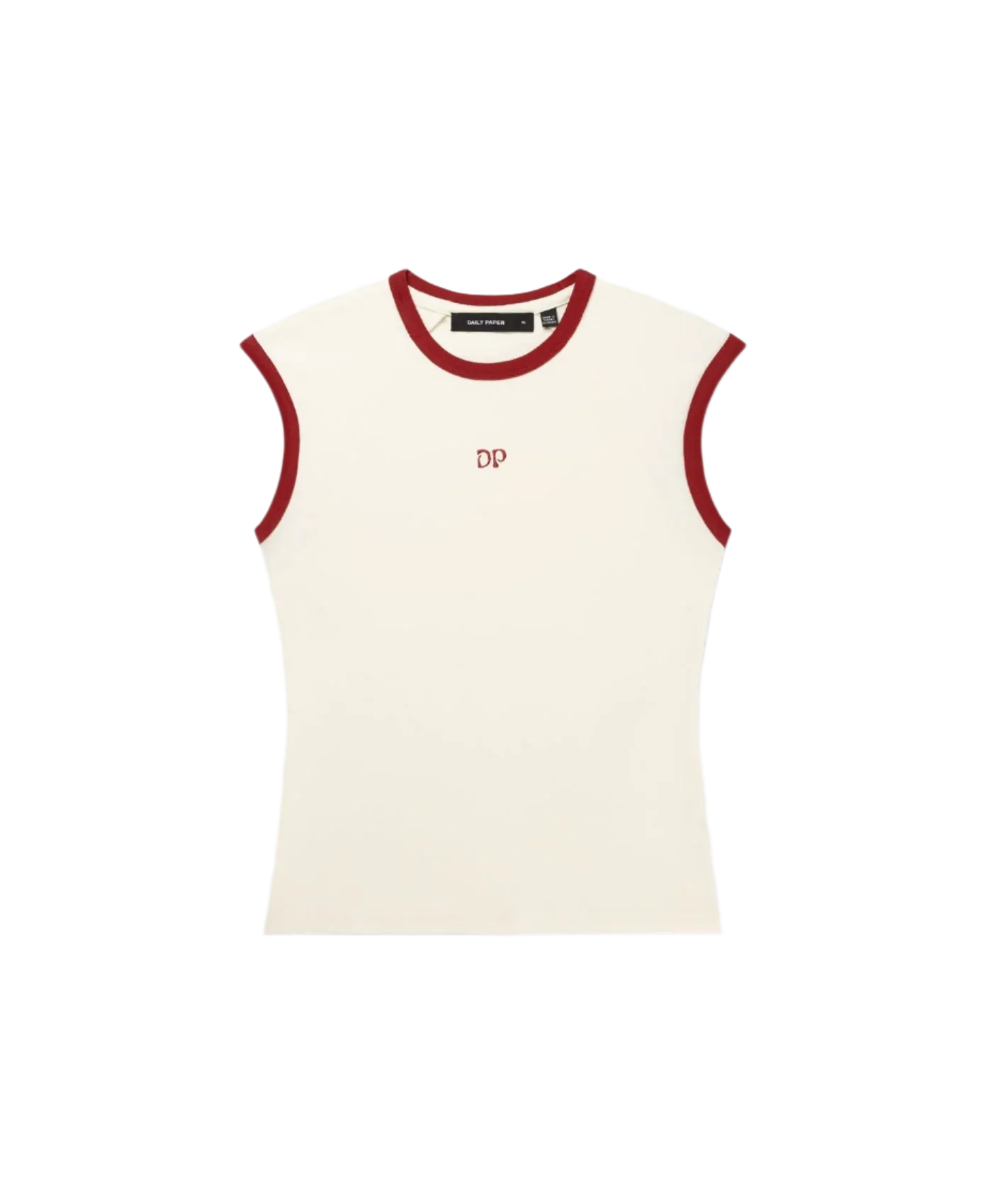 W Contrast Fitted Tee