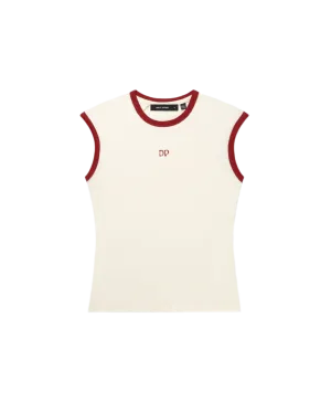 W Contrast Fitted Tee
