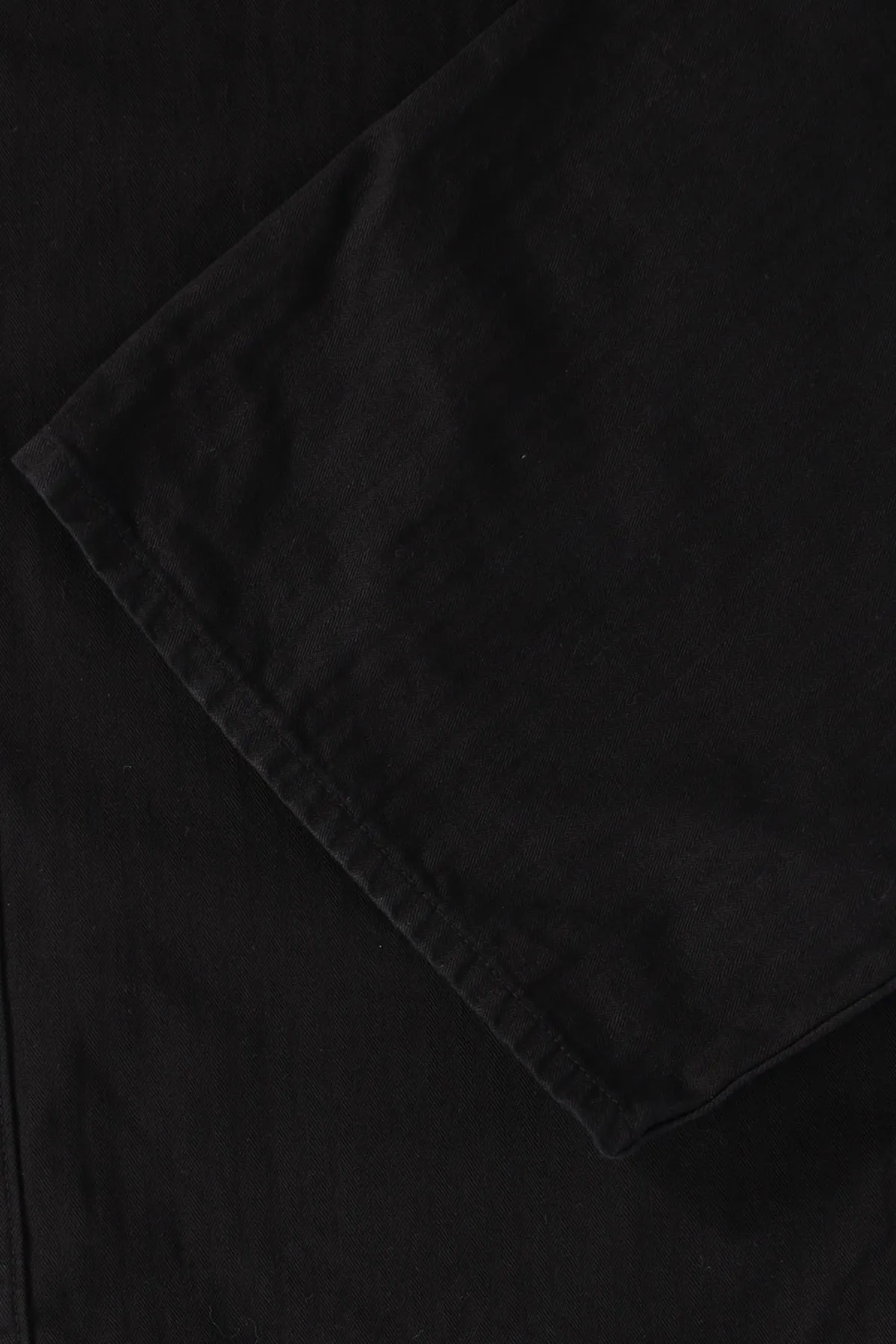 Wide Fit French Work Pants - Black