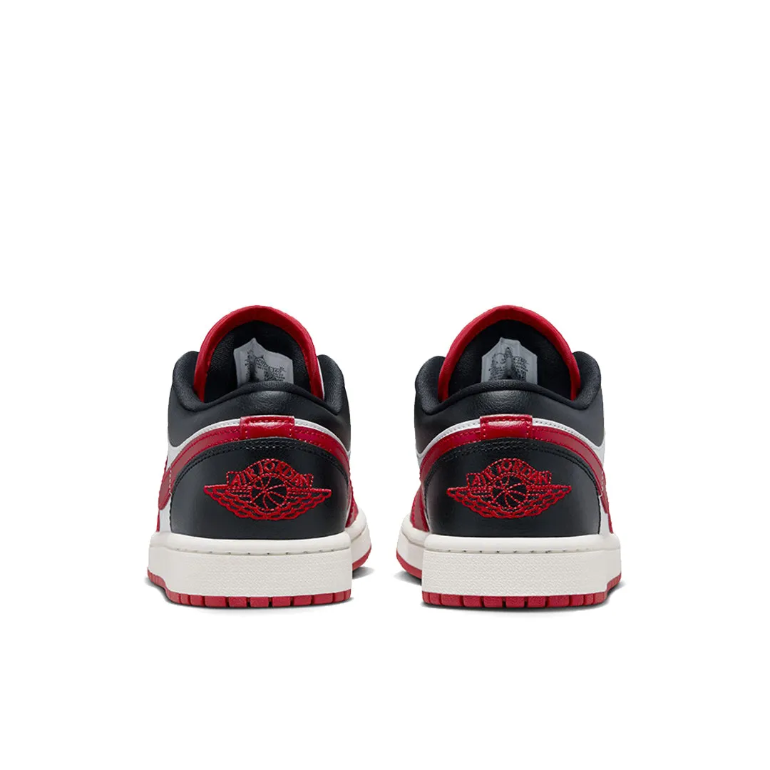 WOMEN'S AIR JORDAN 1 LOW REVERSE BLACK TOE