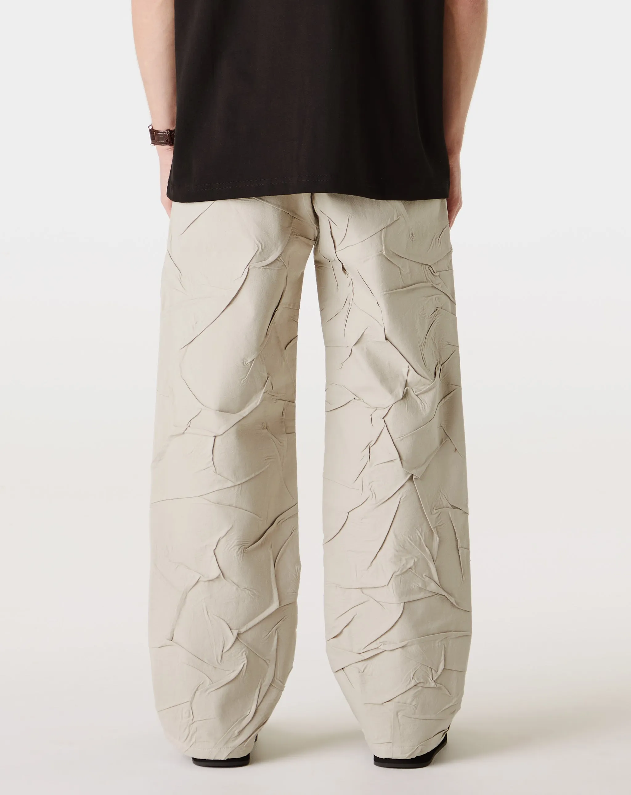 Wrinkled Trousers