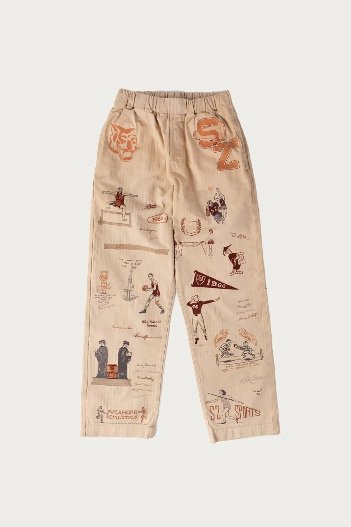 Yearbook Pant - Khaki/Grey