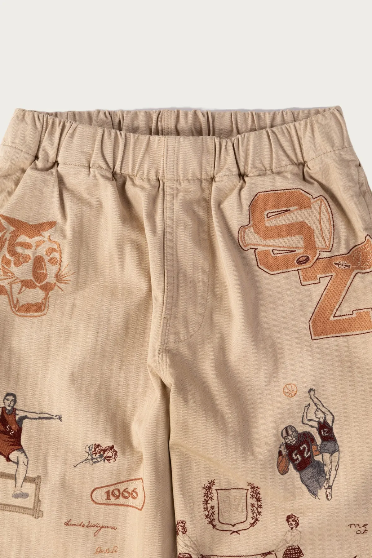 Yearbook Pant - Khaki/Grey