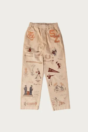 Yearbook Pant - Khaki/Grey