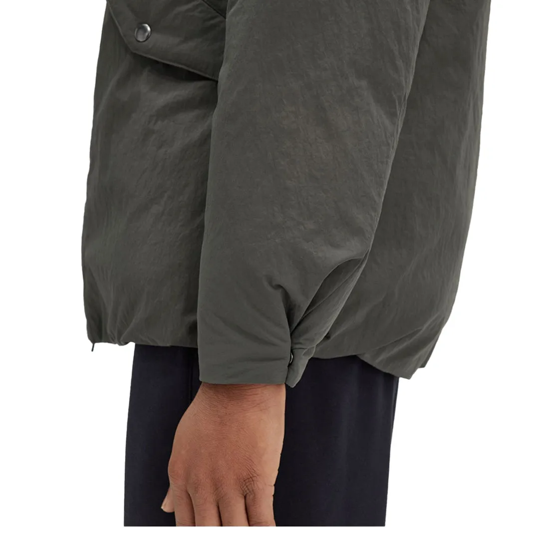 ZIP THROUGH PADDED JACKET FIELD GREEN