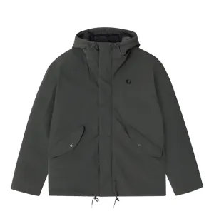 ZIP THROUGH PADDED JACKET FIELD GREEN